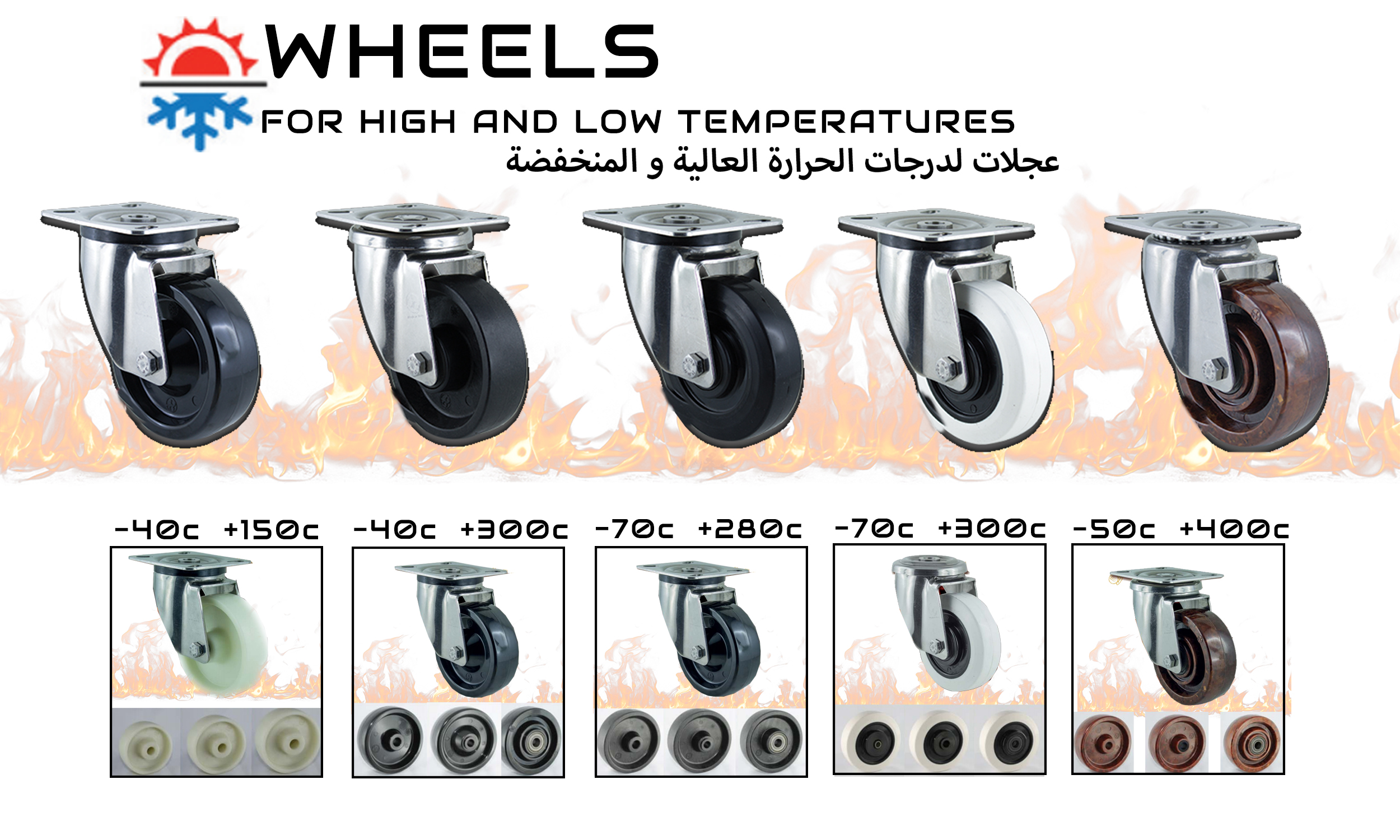 Wheels عجلات متعددة الاستعمال